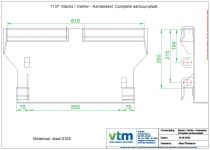 Macks / Oehler - Aanlasdeel, Complete aanbouwplaat