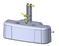Fronthefgewicht type GP beton 200 kg.