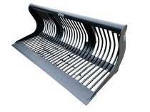 Puinbak PBS023 breedte 123,6cm. met gewenste aankoppeling