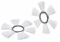 Borstelring Snowline 600 mm x 7" (178mm) 24 stuks per 100cm